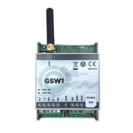 GARD GSM 4G poortopener in DIN-rail behuizing Art nr. CCT972-4G-QT  (NE)