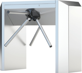 Gastop T2-BR2AL : Driepoot tourniquet, box model gemotoriseerd. Dubbele passage met vaste armen. Art nr. GTP0035  (NE)