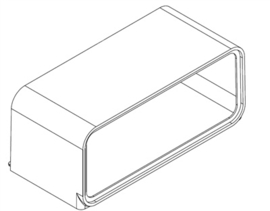 Motorbehuizing zonder deksel voor Condor 500 Art nr. 104684  (SE)