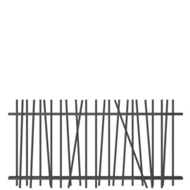 Spijlenvak Mykadoo pro 1250 - h.o.h. max. 110 mm - thermisch verzinkt en gecoat RAL7016 Art. nr. VAMYVV70161250  prijs per Stuk(s) excl. BTW