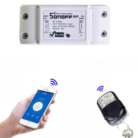 2 stuks Wifi Module. uw poort openen met uw gsm zonder sim kaart of abonnement.WIFI DRAADLOZE SWITCH en relais.Art. 4019, Art. 4119 2x set  (QU)