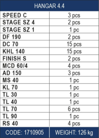 CAIS CONNECT60/1.3 Complete set vrijdragende schuifpoort 4.0 x 1.3 Incl. poortframe, excl. poortbekleding  (HO)
