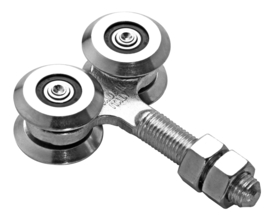 4C-G~~ROL MET 4 WIELEN GESTAMPT EN GELAGERD 54MM