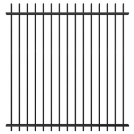 Spijlenvak Orion pro 2500 - h.o.h. 100 mm - sendzimir verzinkt en gecoat RAL9005 Art. nr. VAO1SV90052500 prijs per Stuk(s) excl. BTW