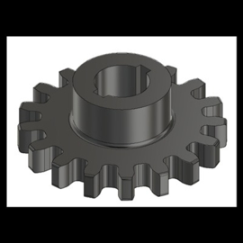 Kunststof tandwiel M6-Z17 Ultimus Art nr. 105280 (SE)