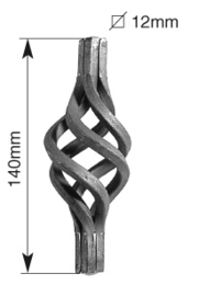 159-3~~WARM GESMEDE TORS # 12MM