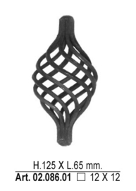 02.086.01~~TORS 125X65MM # 12 MM