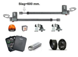 Quiko NEO 600 new 230v. professional. voor poorten met vleugels van 1,5 tot 7 meter en tot 1200kg. Kit.  Art. 0600   (QU)
