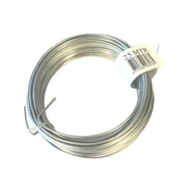 Verzinkte draad 1,0 mm - 10 rollen à 25 meter Art. nr. YV1025 prijs per Doos excl. BTW