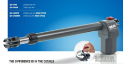 Quiko EON 400FX superfast 230v. professional. 1x rechter motor set, voor poorten met vleugels van 1,5 tot 4 meter en tot 700kg(QU)