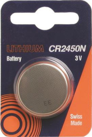 Batterij CR2450 3V Lithium Art nr. 100120  (SE)