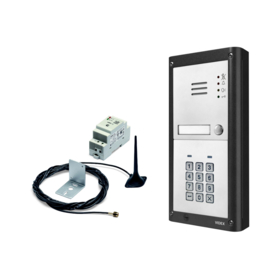VIDEX  Audiokit GSM 4G opbouw met 1 beldrukker en codeklavier Art nr. VPN511-4G