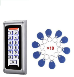 5x Codeclavier Kijzer S212 Small RVS Vandaalbestendig met 10 Jettons RFID en weerbestendig.IP 67, dus werkt zelfs onder water. Art. 0212, 10x Art. 0200 €91,95  (QU)