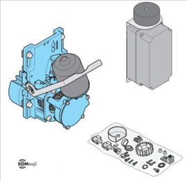 Sommer SP900 aandrijfeenheid voor schuifhek met besturing Art nr. 103487 (SE)