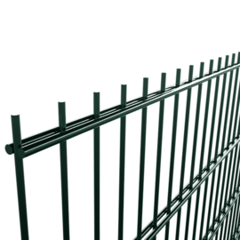 Dubbelstaafmat 8/6/8 - 1630 mm - thermisch verzinkt en gecoat RAL6009 Art. nr. TD860090501630 prijs per Stuk(s) excl. BTW