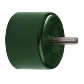 Einddop Ø42 met pin 6 mm - kunststof RAL6009 Art. nr. EDPA600942PIN prijs per Stuk(s) excl. BTW