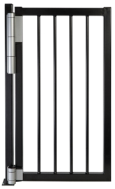 Locinox MAMMOTH180-9005~~Art. nr. P00017909-9005,   P00009344-9005 - Hydraulische poortsluiter en gelagerd scharnier-zwart (TH)