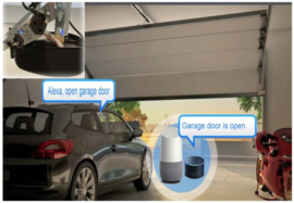 K-408 wofea, uniek type WIFI switch. met uw GSM uw poort / garagedeur openen en op uw GSM zien of de deur open of dicht is. Art. 4408  (QU)