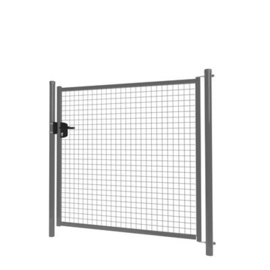 Enkele tuinpoortset met gaasvulling 1500x1500 - RAL7016 Art. nr. TPS7016150150S prijs per Set excl. BTW