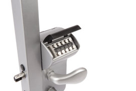 Locinox Codeslot VINCI - code in- en uitgang - profiel 30-50mm - kruk 3006C + cilinder (TH)