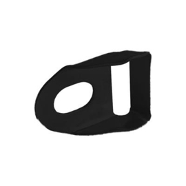 Verstevigingshoekje voor eindband - RVS en gecoat RAL9005 Art. nr. HVS9005 prijs per Stuk(s) excl. BTW