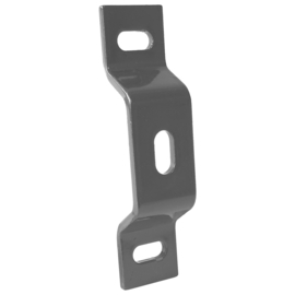 Muurplaat t.b.v. tuinpoort (TPS) doorboorscharnier - thermisch verzinkt en gecoat RAL7016 Art. nr. MUURPLSCH7016TP