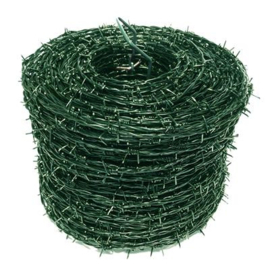 Puntdraad - 250 mtr - RAL 6005 Art. nr. PD6005250 prijs per Rol excl. BTW