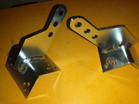 1x Bevestiging beugel voor naar buiten draaiende poorten, met de motoren binnen. Art. nr 0304(QU)