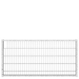 Tuinpoortvleugel 2000x1000 mm met dubbelstaafmatvulling - verzinkt Art. nr. TPTDMVV200100 prijs per Stuk(s) excl. BTW