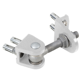 Opschroefbaar 4D scharnier met quickfixbevest. Art. nr. BOLTONHD4D16QFALUM02