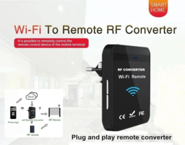 RF-wifi converter plug and play, uw GSM wordt de handzenders. Art. nr 2028  (QU)