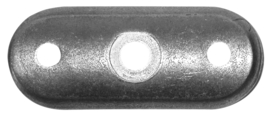 ST442018~~SCHROEFPLAATJE VOOR BUIS 42.4MM-GEBOGEN - STAAL