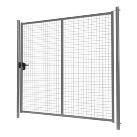 Enkele tuinpoortset met gaasvulling 2000x2000 - RAL7016 Art. nr. TPS7016200200S prijs per Set excl. BTW