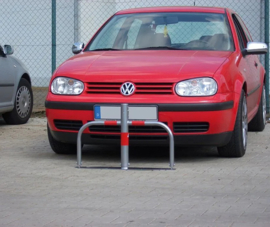 Parkeerbeugel Ø 60 mm, verzinkt, met europrofielcilinder  (PO)