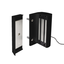 Magneetslot zonder handvaten - profiel 40-80 mm - 300 kg trekkracht - RAL9005 Art. nr. MAGMAG30009005  (TH)