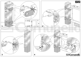 178-M12~~REGELB. SCHARNIER VOOR 180 GRADEN OPENING IN M12 - 50Kg
