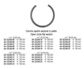 02.043.05~~OPEN RING H 100MM 12X6MM