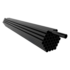 Staander Ø60,3x1,75x1850 mm - thermisch verzinkt en gecoat RAL9005 Art. nr. PR900560175185 prijs per Bundel à 37 stuks excl. BTW