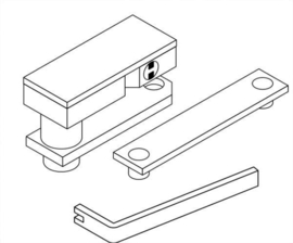 Ditec CUBIC30LP complete set overbrenging met ontkoppeling voor ditec CUBIC30  (HO)