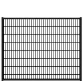 Tuinpoortvleugel 2000x1600 mm met dubbelstaafmatvulling - RAL9005 Art. nr. TPTDM9005200160 prijs per Stuk(s) excl. BTW