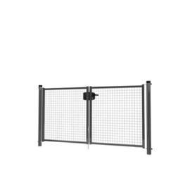 Dubbele tuinpoortset met gaasvulling 2400x1250 - RAL7016 Art. nr. TPD7016240125S prijs per Set excl. BTW