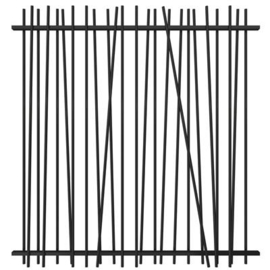 Spijlenvak Mykadoo pro 2500 - h.o.h. max. 110 mm - thermisch verzinkt en gecoat RAL9005 Art. nr. VAMYVV90052500 prijs per Stuk(s) excl. BTW