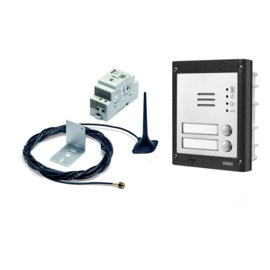 VIDEX  Audiokit GSM 4G inbouw met 2 beldrukkers Art nr. VPN502-4G