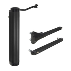 Locinox VERTICLOSE-2-9005~~Art. nr. VERTICLOSE29005    P00009354-9005 - Hydraulische poortsluiter voor 90° en 180° scharnièren-zwart (HO)