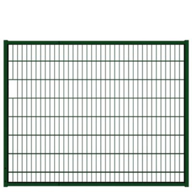 Tuinpoortvleugel 2000x1600 mm met dubbelstaafmatvulling - RAL6005 Art. nr. TPTDM6005200160 prijs per Stuk(s) excl. BTW