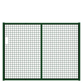 Tuinpoortvleugel 2000x1500 mm met gaasvulling - RAL6005 Art. nr. TPS6005200150  prijs per Stuk(s) excl. BTW