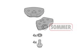 Sommer Mechanische eindstoppen 2st Twist AM Art nr. 104744  (SE)