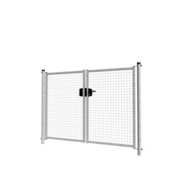 Dubbele tuinpoortset met gaasvulling 2000x1500 - verzinkt Art. nr. TPDVV200150S prijs per Set excl. BTW