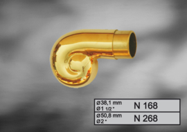 N168~~NEW-YORK - MESSING EINDKAP - Ø38.1