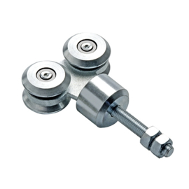 10C-M~~ROLDRAAIPUNT MET 4 WIELEN GESTAMPT& GELAGERD 44MM